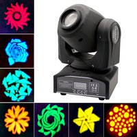 30W Motivo Cabeza móvil Haz de luz Etapa DJ Disco Luces Led Cabeza móvil Luz
