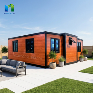 Maison conteneur préfabriquée de luxe moderne en acier de 20/30/40 pieds, extensible avec salle de bain et cuisine, idéale pour les villas - Product Image 2