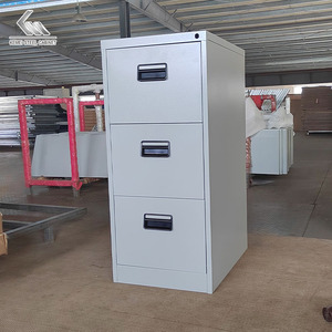 Nội Thất Văn Phòng Tủ Hồ Sơ 3 Ngăn Kéo Tủ Bên Tủ Hồ Sơ 3 Ngăn Kéo Bằng Thép Kim Loại - Product Image 1