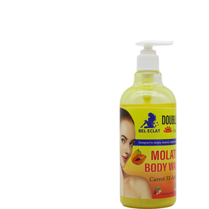 Gel de Ducha Corporal Orgánico Mango Blanco, Papaya, Aloe Vera y Molato para Mujer, Elimina Granos y Manchas, Aclara la Piel - Product Image 1