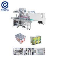 Máquina de envoltura retráctil de manga de flujo lateral de tipo Horizontal recto de gran oferta OEM ODM para botellas de alta calidad