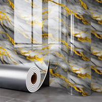 Muestras Gratis de Adhesivos Decorativos de Pared con Diseño de Mármol, Colores Personalizables, Aptos para Decoración de Interiores