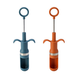 Syringe Style <b>Date</b> Pitter Tool Blue And Orange Color Household Kitchen Utensil For Removing <b>Date</b> And Hawthorn Seeds - Product Image 5