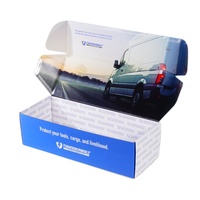 Boîte d'emballage en papier kraft pour présentoir de vente au détail d'accessoires automobiles, design personnalisé, faible MOQ