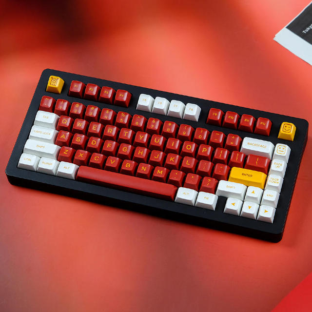 AFLION Custom Keycaps in Any Language 75% 65% 60% Keyboard Custom Profile Custom Keycaps Double Shot Dye Sublimation Keycaps