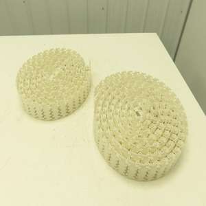 <span class=keywords><strong>3</strong></span>インチ×26フィート バリオフロー カーブコンベア フレキシブルチェーン POMプラスチック ホワイト 2個 新品 純正 在庫あり 産業オートメーション PAC デディカ - Product Image 1