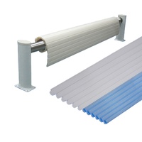 Couverture de piscine automatique de sécurité étanche à l'eau avec lames en PC, installation DIY par le fabricant