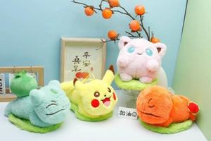 Dessin animé Psyduck doux en peluche sac à dos PP coton sac <span class=keywords><strong>de</strong></span> messager <span class=keywords><strong>de</strong></span> mariage ours soulagement du Stress Techniques lavées avec des <span class=keywords><strong>personnages</strong></span> Edea - Product Image 5