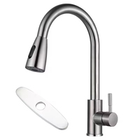 Robinet mitigeur de lavabo de salle de bain moderne classique 2026, à commande tactile, en acier inoxydable chromé et céramique, monotrou, à poser sur le comptoir 5