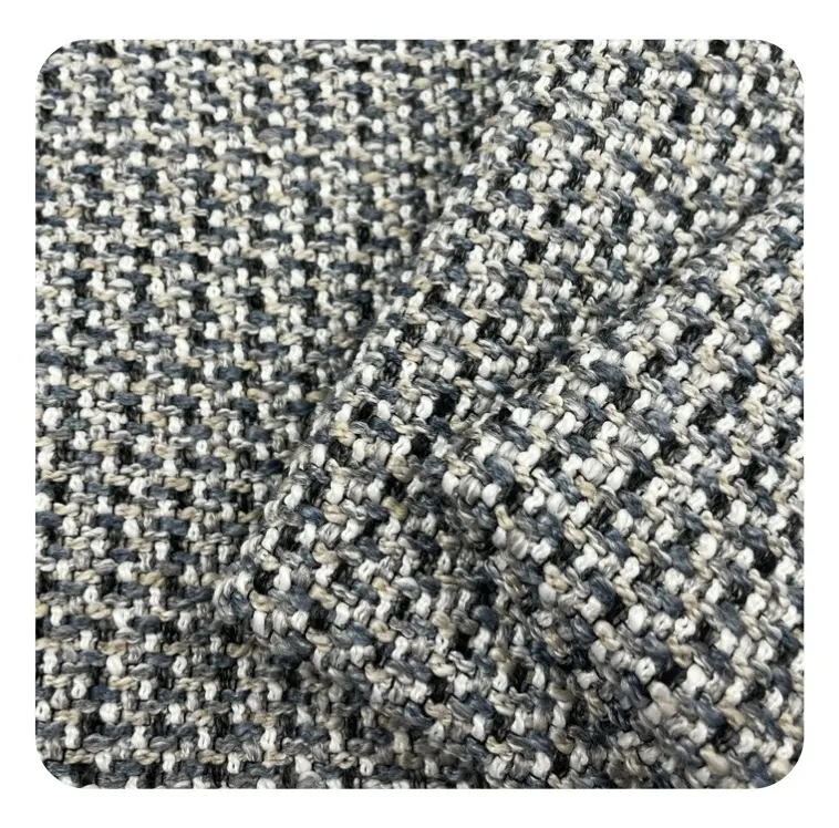 İtalyan döşemelik kumaşlar-% 100 Polyester katyon 2 tonlu çözgü ve atkı bambu şantuk Lelisi Lely keten gibi Milano Tweed kumaş