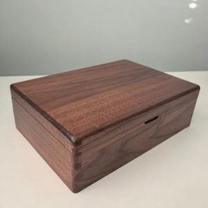 Caja de Almacenamiento de Madera Moderna y Duradera con Tapa (24.5x17x7.5 cm) para Joyas, Accesorios y Organización de la Sala de Estar - Product Image 1