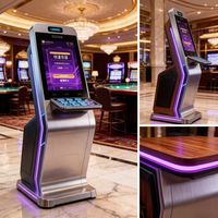 Machine de jeu de casino en libre-service de loterie, machine de paris sur billets d'arcade personnalisée, kiosque de rachat pour les jeux de casino
