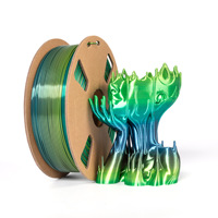 PLA 1,75 mm 1 kg slagvast, hoge sterkte, professioneel 3D-printfilament PLA SILK/PLA regenboogkleurig filament