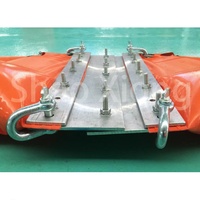 Barrière d'inondation d'eau amovible barrière de tuyau de contrôle cylindrique flottante gonflable barrage barrière d'inondation remplie d'eau gonflable en PVC