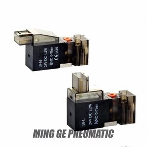 Chaussettes de haute qualité Valve de machine à tricoter fermeture normale 3/2 voies en plastique Micro électrovanne 24V Micro électrovanne ouverte normale - Product Image 3