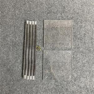 حامل زهور كريستالي أكريليك مربع الشكل بتصميم أوروبي راقٍ لتزيين طاولات الزفاف وديكور الممرات - Product Image 3