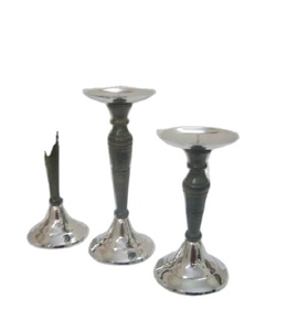 ชุดเชิงเทียน3ชิ้นสำหรับตกแต่ง - Product Image 1