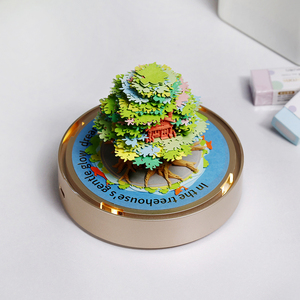 Vente en gros de calendriers en papier 3D, lampes d'art 3D avec lumière LED, ornement de bureau, logo personnalisé gratuit - Product Image 2