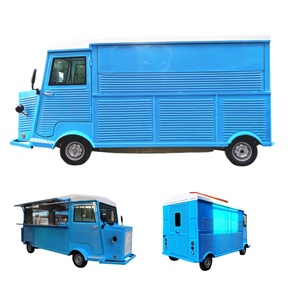 Tùy chỉnh 16 ft cổ điển điện thoại di động giỏ hàng đầy đủ trang bị thép không gỉ thực phẩm xe tải thức ăn nhanh Ice Cream nhà hàng sợi thủy tinh Trailer - Product Image 2