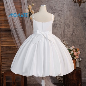 Abito da Principessa per Bambine 8-12 Anni, <span class=keywords><strong>Vestito</strong></span> Bianco da Cerimonia per Bambine, Abito Floreale Formale per Bambine, Vestiti per Bambine - Product Image 4