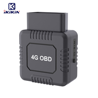 Traceur GPS OBD2 OBDII 4G Plug and Play G01 avec emplacement SIM latéral, faible consommation, batterie de secours 3M