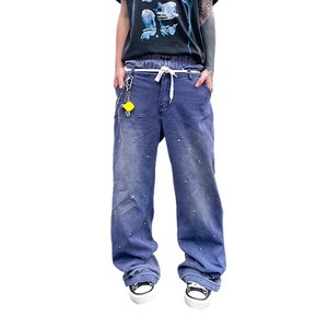 Vêtement Finch personnalisé en détresse lavage à l'acide soleil délavé teinture canard toile violet Cargo travail <span class=keywords><strong>jean</strong></span> droit <span class=keywords><strong>français</strong></span> travail pantalon - Product Image 6