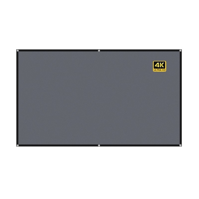 Large Size Pet Crystal Screens 4khd16:9 Alr Black Projector Screen For Home Theater Outdoor Indoor Backyard Cinema