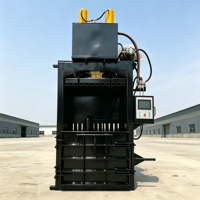 Presse à balles hydraulique verticale de 60 tonnes à économie d'énergie pour le recyclage du carton et du tissu