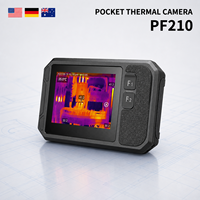 Caméra thermique infrarouge PF210, résolution IR 256x192, NETD 45mK, -20°C à 550°C, inspection électrique, HVAC, industrielle