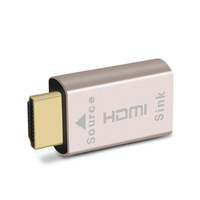 Nouvelle prise factice VGA HDMI 2021, émulateur d'affichage virtuel 4K sans tête (Ghost Display) avec DDC Edid pour carte graphique, solution pour écran verrouillé