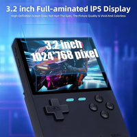Console de jeu portable Trimui Brick, écran IPS de 3,2 pouces, batterie intégrée de 3000 mAh, carte TF de 64 Go intégrée, prend en charge plusieurs simulateurs, système Linux