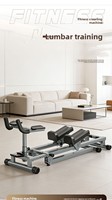 Machine d'escalade pliable en métal avec commande mécanique, propulsion par roue avant, 136*55*41cm, pour entraînement en salle de sport intérieure