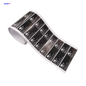 Pegatinas adhesivas de etiqueta privada de <span class=keywords><strong>Color</strong></span> negro personalizadas más baratas para dulces, alimentos para mascotas, aperitivos, pizza y embalaje de piruletas - Product Image 3