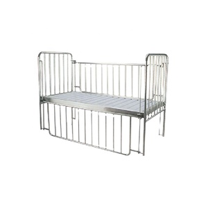 Cama para niños <span class=keywords><strong>de</strong></span> <span class=keywords><strong>hospital</strong></span> <span class=keywords><strong>de</strong></span> acero inoxidable <span class=keywords><strong>de</strong></span> alta calidad, certificado ISO, garantía <span class=keywords><strong>de</strong></span> 5 años, Material plástico metálico, muebles <span class=keywords><strong>de</strong></span> <span class=keywords><strong>hospital</strong></span> - Product Image 1