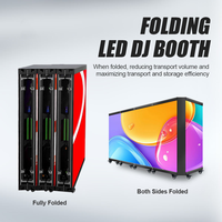 Mur vidéo LED mobile P3.91 P2.976, écran entièrement pliable pour DJ, concerts et événements, location