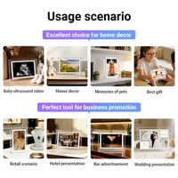 Cadre photo numérique avec écran IPS de 5/7/10 pouces, 4 Go de RAM, écran TFT LCD IPS, vidéo, cadre photo numérique