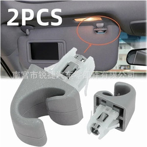 Clip para Visera de Toyota 74348-33040, Plástico Gris, Repuesto para Camry Prius - Product Image 1
