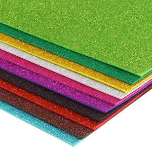 Feuille de mousse EVA dorée brillante de qualité supérieure, mousse EVA haute densité, matériau artisanal pour studio d'art, école, fournitures d'artisanat - Product Image 4