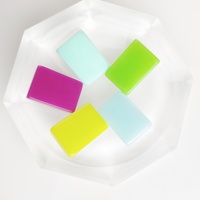 Ensemble de Tuiles de Mahjong en Acrylique Imprimé Coloré Personnalisé Table Familiale Jeu de Société Divertissement Occidental Tuiles de Mahjong Américain