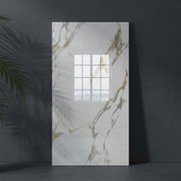 Vente Flash : Carreaux de Sol Modernes de Luxe Effet Pierre Brillante 600x1200mm en Porcelaine Antidérapante avec Garantie de 5 Ans pour Salle de Bain, Centre Commercial, École, Salon