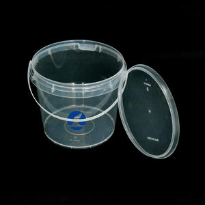 3/4/5/5.5/5.6/6 लीटर सफेद/पारदर्शी/साफ प्लास्टिक बाल्टी वर्ग वाशिंग पाउडर सीलिंग पैकिंग - Product Image 2