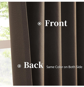 XinLan Vente en gros de rideaux occultants pour chambre à coucher, texture lin, occultation totale - Product Image 6