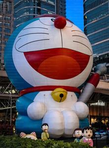LED <strong>Giant</strong> Inflatable <strong>Doraemon</strong> Blue Cat Mascot Boosts Foot Traffic for Mall Promotion/Fan Event/Theme Park/Exhibition/Event/Stage - Product Image 4