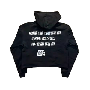 เสื้อฮู้ดดี้ผ้าฝ้ายพิมพ์ลายสกรีนขอบดิบ ไซส์ใหญ่พิเศษ ทรงโอเวอร์ไซส์ ผ้าเฟรนช์เทอร์รี่หนานุ่ม สำหรับผู้ชาย แบบครอป พร้อมโลโก้สั่งทำได้ - Product Image 2