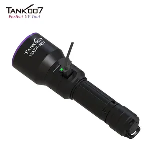 Tank007 ไฟฉายทดสอบแบบไม่ทําลายโคมไฟ 365nm ไฟฉาย UV NDT แบบพกพา UV ไฟฉาย BlackLight ตรวจสอบไฟฉาย LED