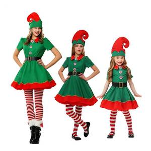 Costume d'elfe de Noël pour enfants, déguisement amusant pour garçons et filles, fête d'Halloween, FCDR-002 - Product Image 5