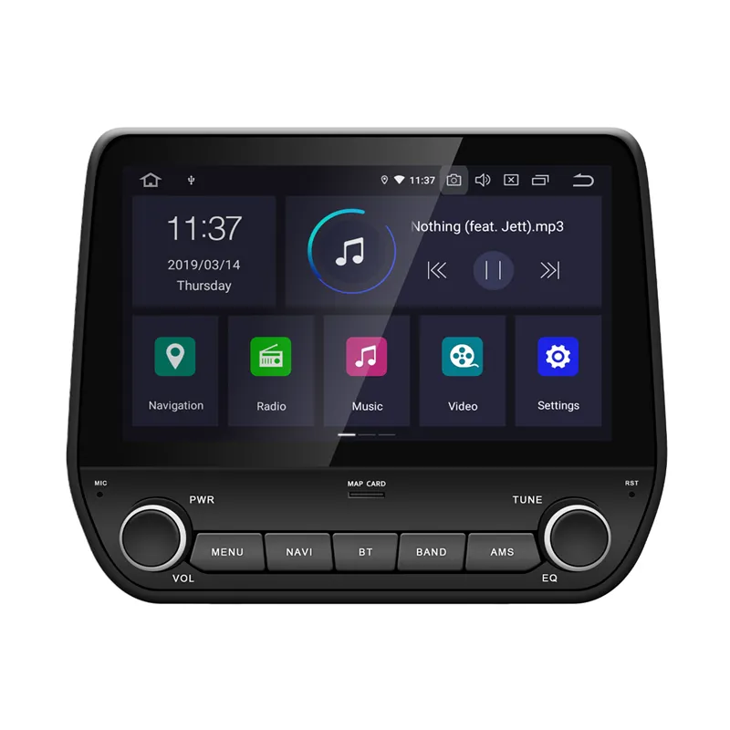 Araba GPS navigasyon Android 10 2din ile Ford Ecosport için WiFi BT ses Video radyo