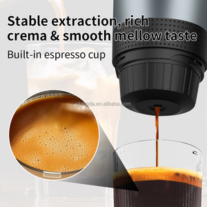 20Bar <b>Portable</b> Espresso <b>Coffee</b> <b>Maker</b> Digital Display 3-in-1 Capsule Coffe Machine in Car for Home Travel ROHS Certified 20 Bar P - Product Image 5