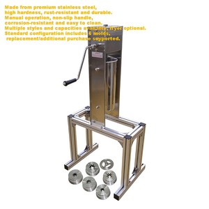 Nueva Máquina Eléctrica <span class=keywords><strong>para</strong></span> Hacer <span class=keywords><strong>Churros</strong></span> con Múltiples Moldes, Dispositivo Portátil de Acero Inoxidable de Alta Productividad <span class=keywords><strong>para</strong></span> Rellenar con <span class=keywords><strong>Caramelo</strong></span> - Product Image 2
