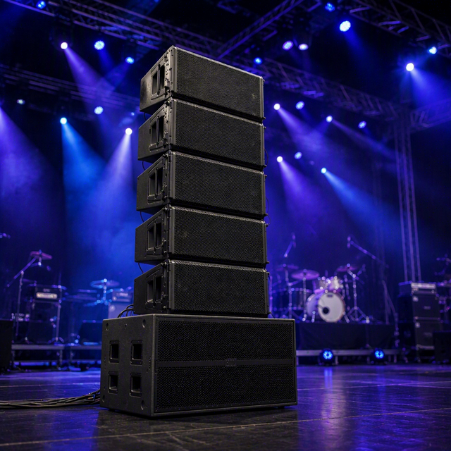 Line Array Speaker HDL 30a 20a 8006 9006 Double 10 Inch Active Line Array   Speakers Dj Sound System HDL 30-A Speakers